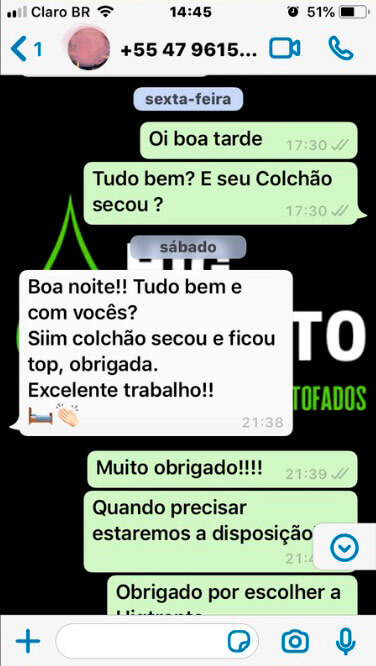 Depoimento real de cliente Higtrento